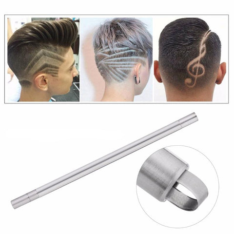 Stainless Steel Magic Engraved Pen Beard DIY Razor Set