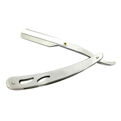 Straight Edge Steel Razor Foldable Shaving Knife