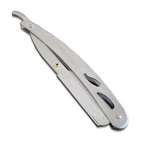 Straight Edge Steel Razor Foldable Shaving Knife