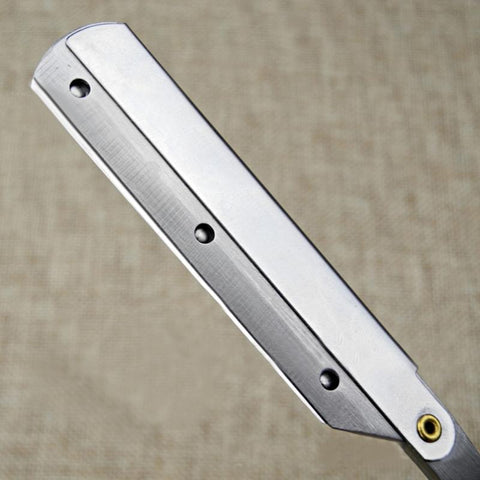 Straight Edge Steel Razor Foldable Shaving Knife