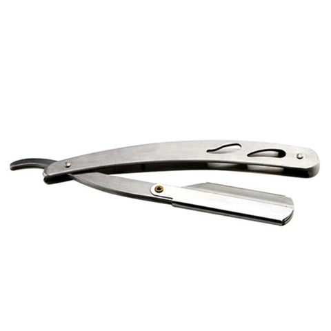 Straight Edge Steel Razor Foldable Shaving Knife